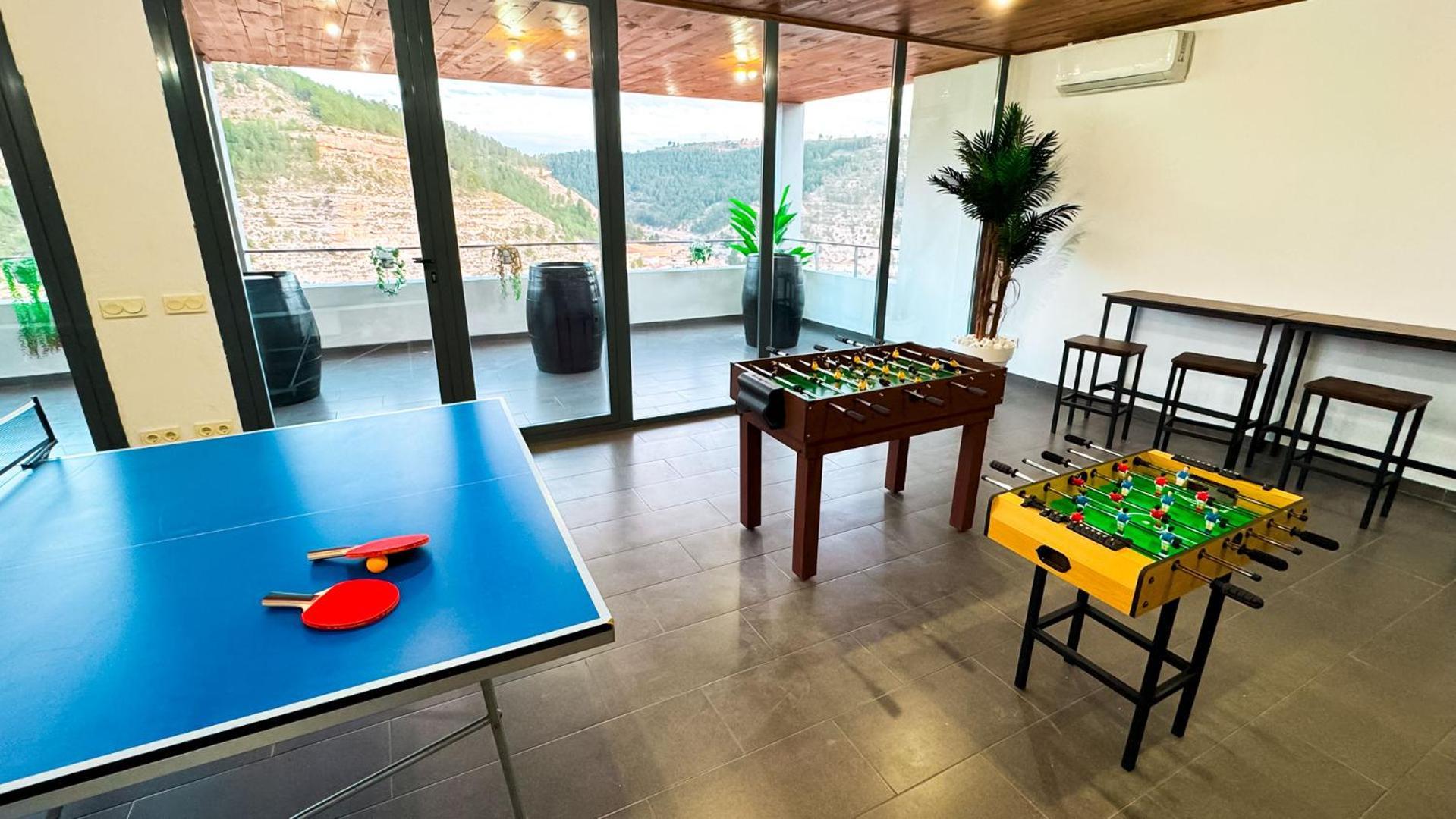 Casas Colgadas Alcala Del Jucar Esterno foto